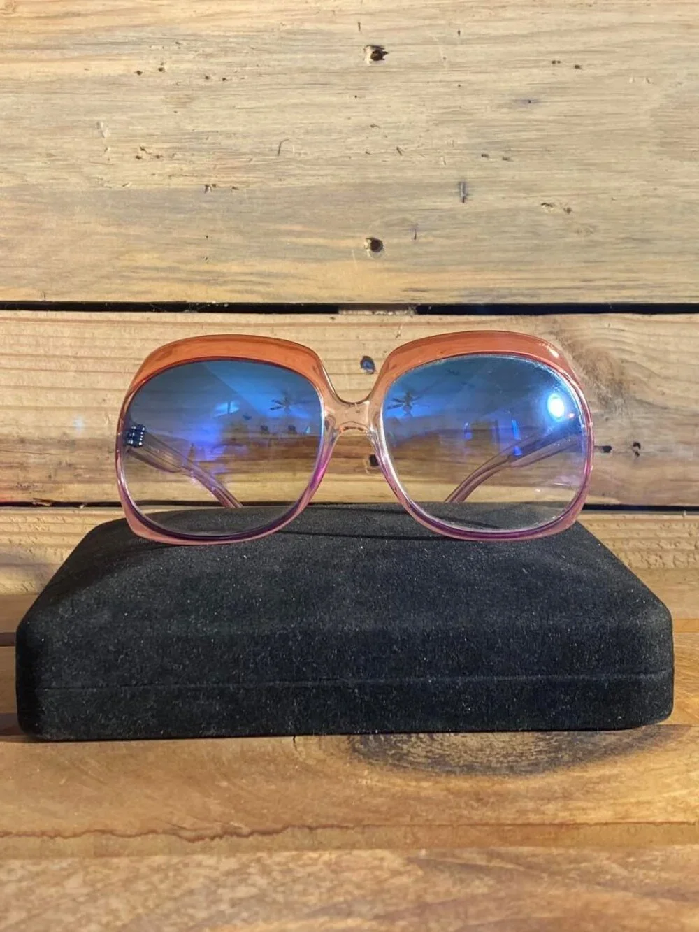 Multicolor Acrylic Lens Made In Italy Sunglasses